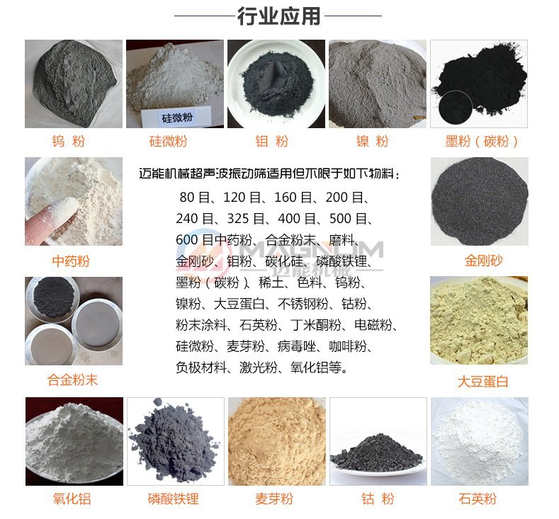 硫磺粉超聲波旋振篩行業(yè)應用